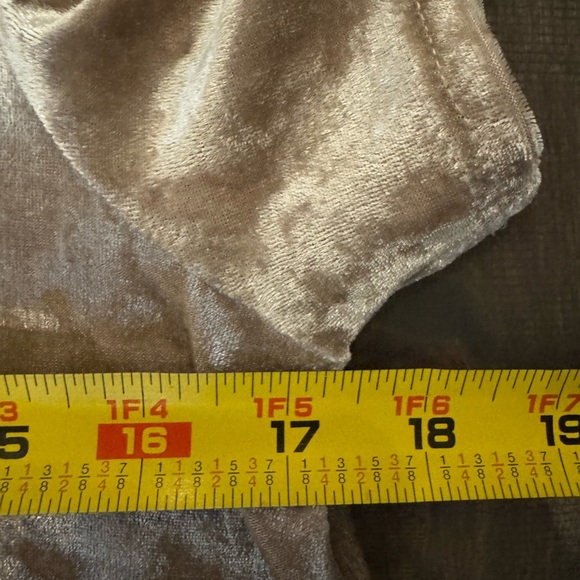 Cotton Bleu Women’s Elegant Crushed Velvet Brown Dress Size S Whimsigoth Chic - Picture 12 of 13